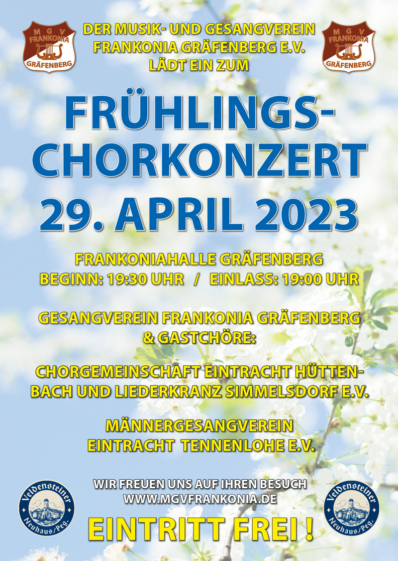 Read more about the article Frühlings-Chorkonzert 2023