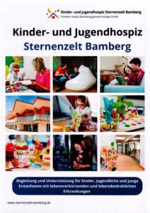 Werbeblatt, Kinder- und Jugendhospiz Sternenzelt Bamberg