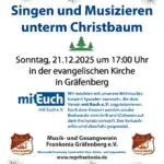 Singen und Musizieren unterm Christbaum 2025